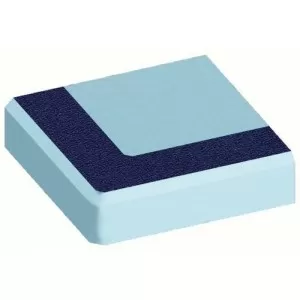 256-azmr esqu ext ang romo anti-slip azul mr Floor Tile