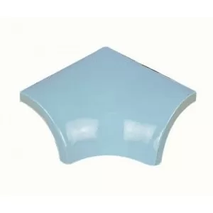 184-az angulo interior arista l azul Floor Tile