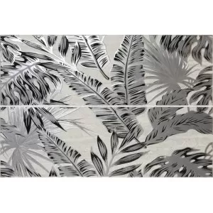 Decor set 2 travertino silver shine Wall Tile