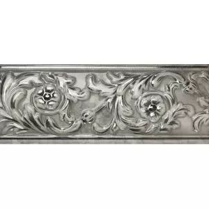 Cenefa siena silver shine Wall Tile