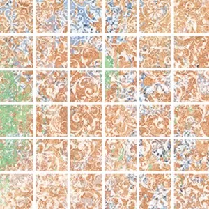 Emotion Red Mos Floor Tile