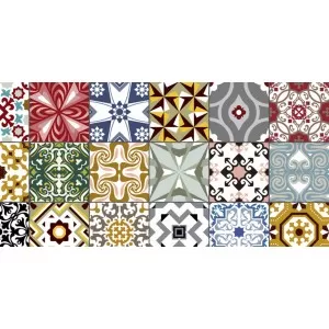 North Patchwork Solid 2cm Floor Tile