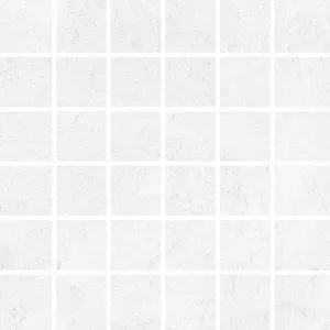 North White Spa Mos Floor Tile