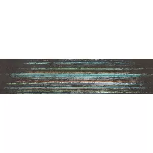 Equinox Anthracite Stripes Decor Wall Tile