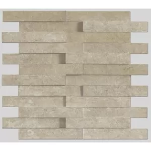 Evolution Beige Str Mos Brick Wall Tile