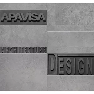 Anarchy Grey Letters Wall Tile