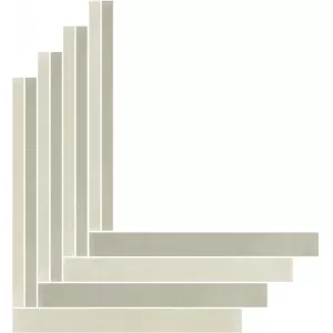 Object 7.0 Gre Whi Cro Wall Tile