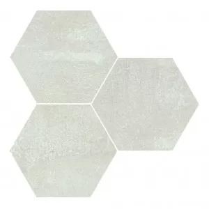 Alchemy White Hex Floor Tile