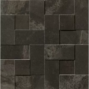 Materia Black Brick Wall Tile
