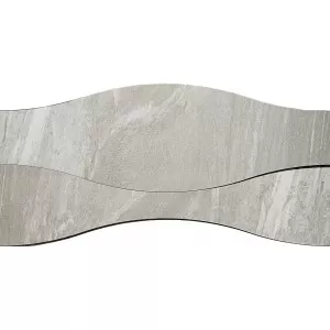 Materia Grey Onda Wall Tile