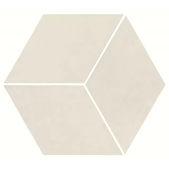 White UC10 Floor Tile