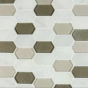 Inessa Blanco Picket Pattern 8mm Wall Tile