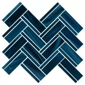 Acute Mosaic Cobalt Wall Tile
