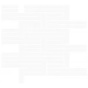 Perpendicular Mosaic Ice Wall Tile