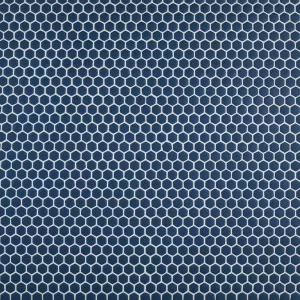 Hexagon Mosaic Navy Floor Tile