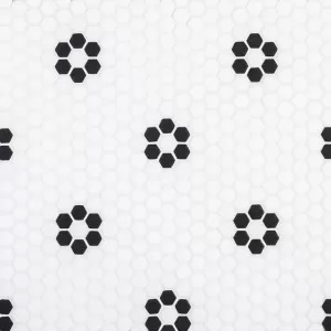 Daily Mosaic Black Floor Tile