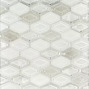 Beveled Elongated Hex Diamond Wall Tile