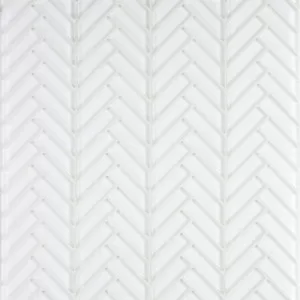 Reed Mosaic Lily Wall Tile