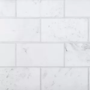 Beveled Field Tile Wall Street White Floor Tile