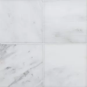 Field Tile Classic Statuario 6 x 6 Floor Tile