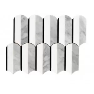 Black Tie Ballroom Mosaic Wall Tile