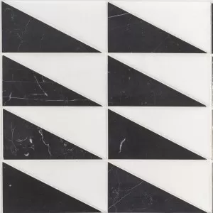 Black Tie Tuxedo Mosaic Floor Tile