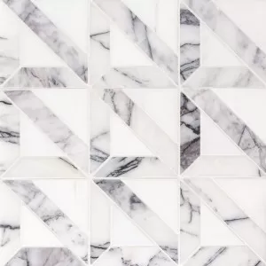 Masquerade Ball Flair Mosaic Floor Tile