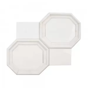 Opulence Mosaic White Wall Tile