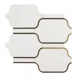 Allure Mosaic White Wall Tile