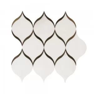 Eloquent Mosaic White Wall Tile