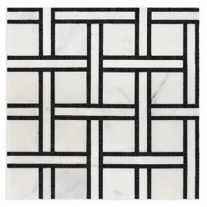 Terrace On The Park Mosaic Brooklyn Marquina Floor Tile
