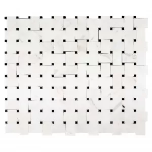 Metropolitan Mosaic Brooklyn Marquina Floor Tile