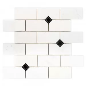 Lexington Mosaic Brooklyn Marquina Floor Tile
