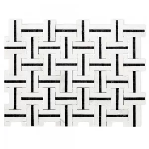 Grand Central Mosaic Brooklyn Marquina Floor Tile