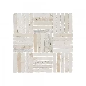 Parquet Mosaic Beige Floor Tile