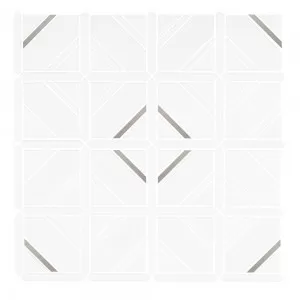 Avant Mosaic Silver Floor Tile
