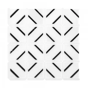 Avant Mosaic Nero Marquina Floor Tile