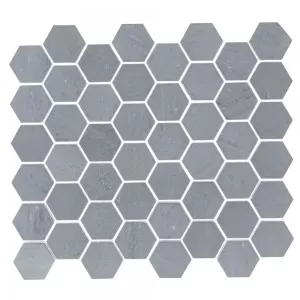 Hexagon Mosaic Bardiglio Floor Tile