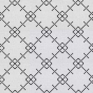 Augusta Mosaic Nero Marquina Floor Tile