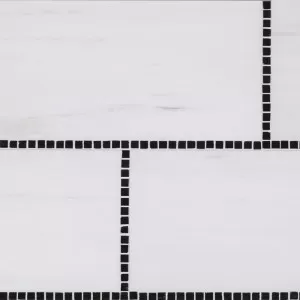 Saint Paul Mosaic Nero Marquina Floor Tile