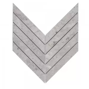 Chevron Mosaic Tunisian Grey Floor Tile