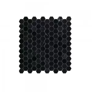 Composition Mosaic Nero Marquina Floor Tile