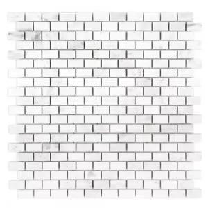 Madison Mosaic Wall Street White Floor Tile