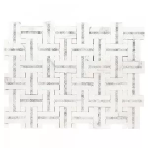 Grand Central Mosaic Chelsea Grey Floor Tile