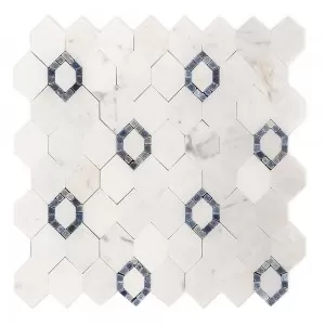 Perry Avenue Mosaic Manhattan Sky Floor Tile