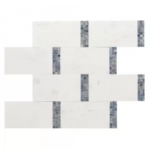 Subway Mosaic Manhattan Sky Floor Tile