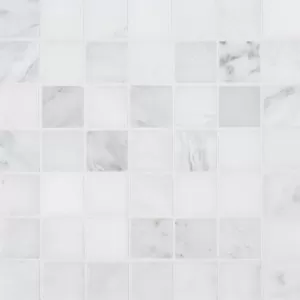 Square Mosaic Classic Statuario Floor Tile