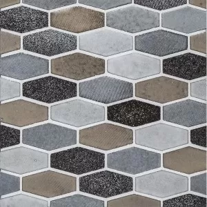 Elongated Hex Reclaimed Wall Tile