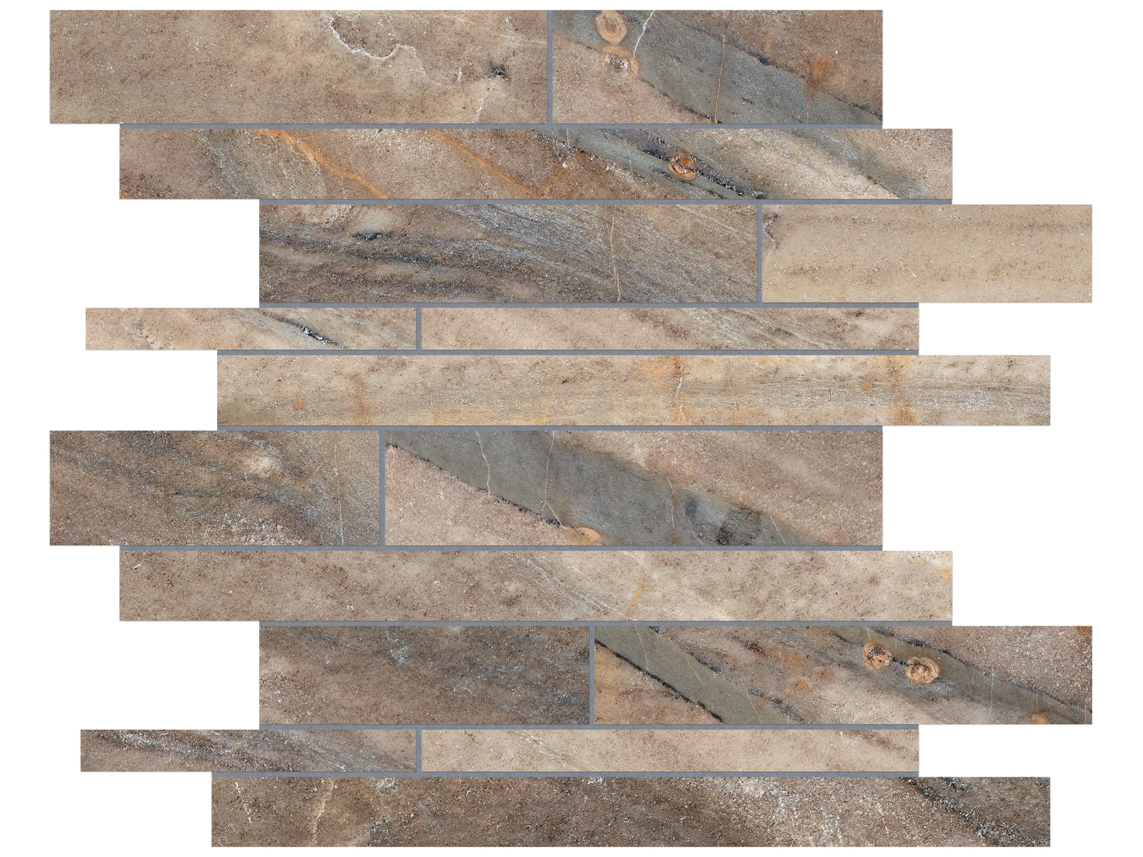 Earth porcelain (Gris, Mosaic, Custom) tile Evolution collection by Anatolia Tile in Queens