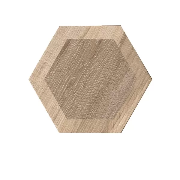 Where to buy Isla Kingwood Nut Hexagon Intarsio Model porcelain tiles. Isla Tile.